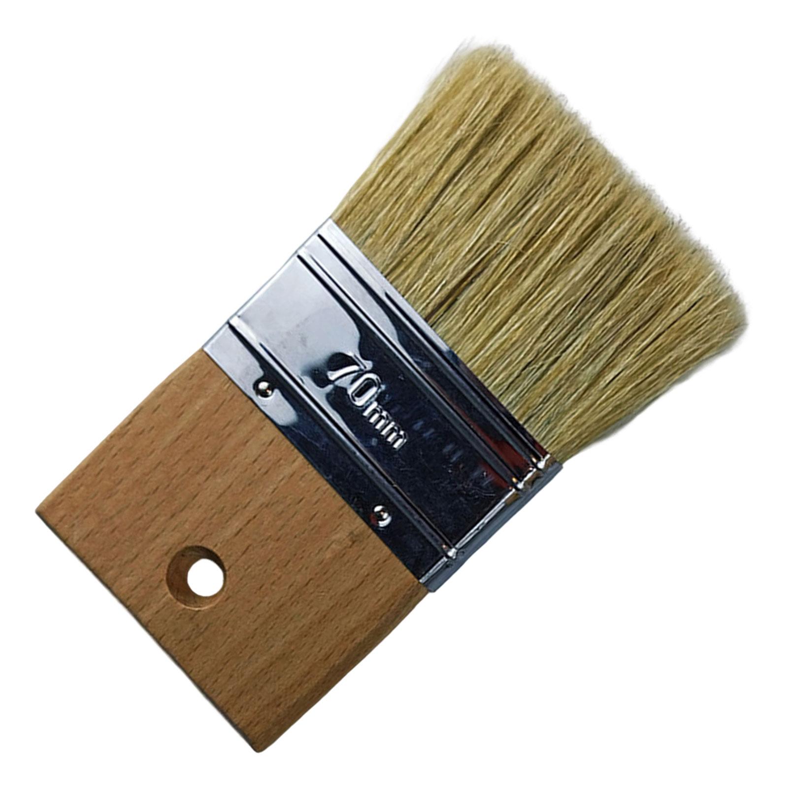 Paint Brush Large Professional Extra Wide Art Paint Brush Stain Brushes Household Paint Brushes for Fence Furniture Wood Walls Art Supplies 3inch